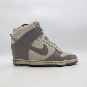 Nike Dunk Sky Hi  Women's Size 8 Canyon Grey Hidden Wedge Sneakers 528899-005
